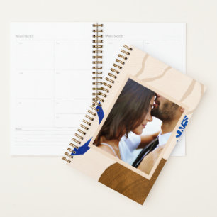Agenda Resumen elegante de la foto personalizada de arte