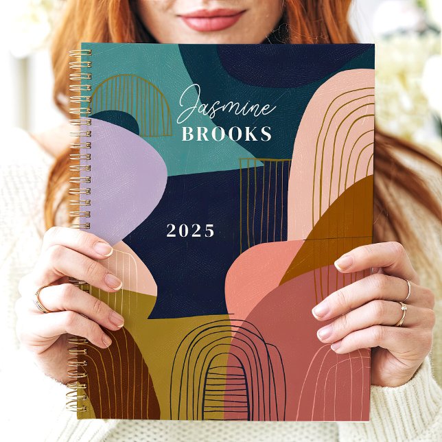 Agenda Resumen Formas Líneas Geométricas Nombre personali (Subido por el creador)