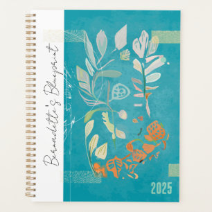 Agenda Resumen Moda moderna inspirada en el arte botánico
