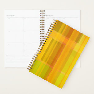 Agenda Resumen moderno Colores de cítricos coloridos
