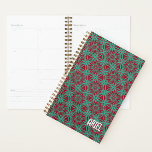 Agenda Resumen personalizado del verde esmeralda de Borgo