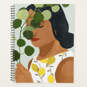 Agenda Retrato botánico - Mujer con vegetación