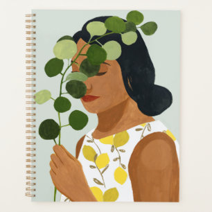 Agenda Retrato botánico - Mujer con vegetación