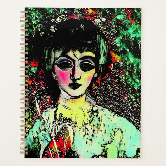 Agenda Retrato de Belleza Gótica (Anverso)