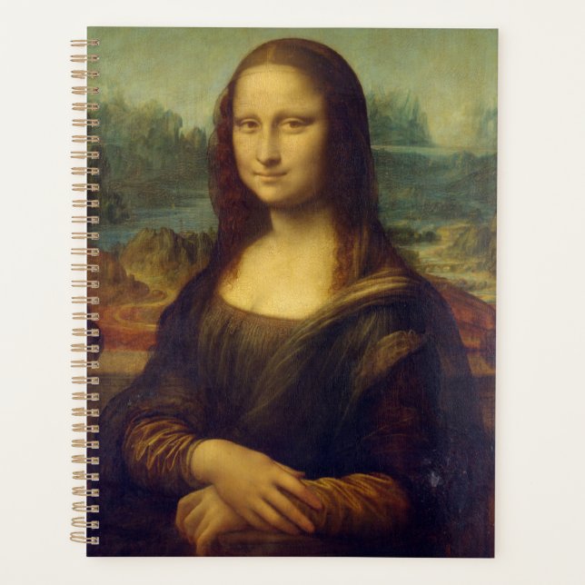 Agenda Retrato de la Mona Lisa del Giocondo por Leonardo  (Anverso)