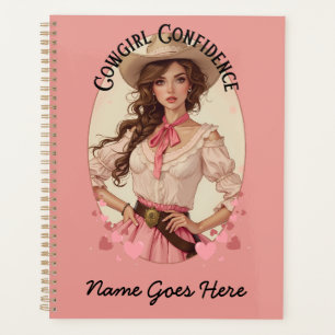 Agenda Retrato de moda occidental de Coquette Cowgirl