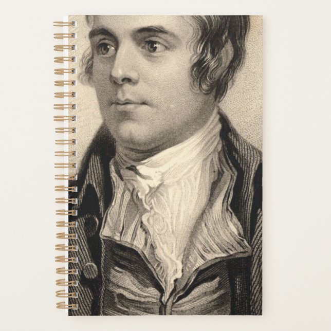 Agenda Retrato de Robert Burns (Anverso)