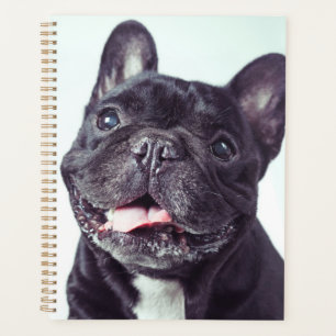 Agenda Retrato de un feliz Bulldog francés