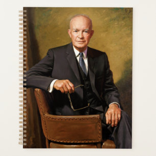 Agenda Retrato del presidente Dwight Eisenhower en la Cas