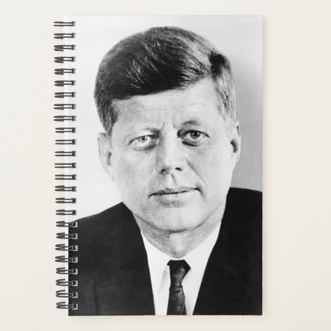 Agenda Retrato presidencial de John Kennedy en la Casa Bl (Anverso)