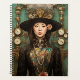 Agenda Retrato Steampunk de una dama
