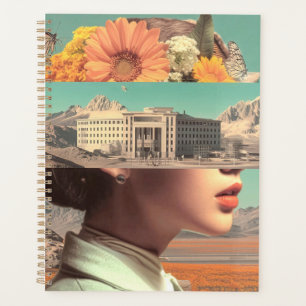 Agenda Retrato surrealista con paisaje arquitectónico