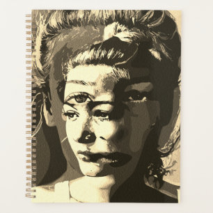 Agenda Retrato surrealista de múltiples ojos: psicodélico