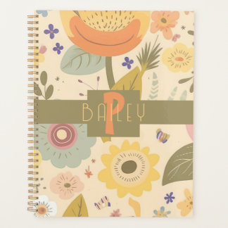 Agenda Retro Boho personalizado