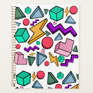 Agenda Retro de cosecha estética de los años 80