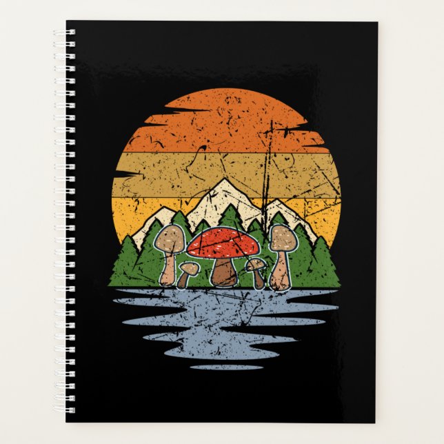 Agenda Retro de recolección de hongos (Anverso)