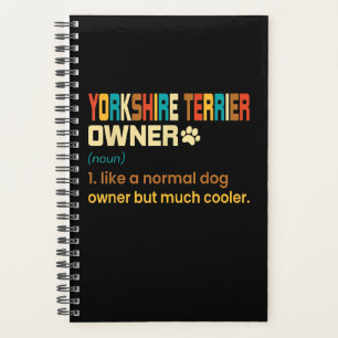 Agenda Retro Definition Yorkshire Terrier Dueño