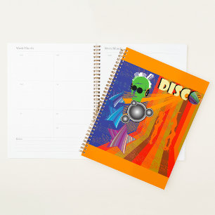 Agenda Retro Disco Fiesta Funk Art de los 70