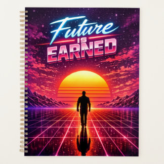 Agenda Retro Future Motivation Poster