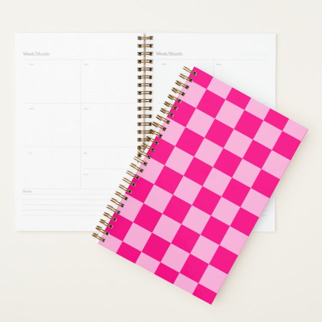 Agenda Retro geométrico rosa cálido (Demostración)