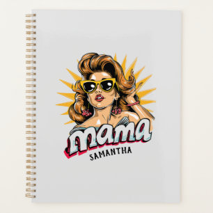 Agenda Retro mamá pop Art 1 personalizado