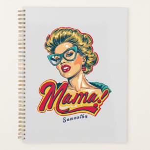 Agenda Retro mamá pop art 2 personalizado