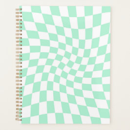 Agenda Retro Mint Checks Warped Checkerboard Checkered