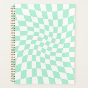 Agenda Retro Mint Checks Warped Checkerboard Checkered