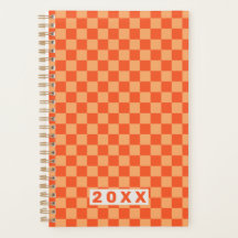 Retro Naranja Ajedrezado 2026