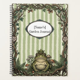 Agenda Rey de la Rana Botánico Vintage