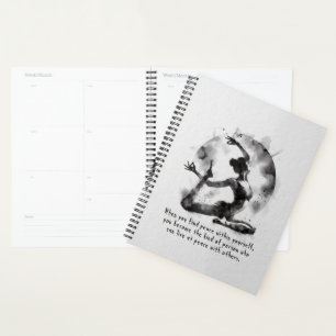 Agenda Reyes de yoga de color de agua Reiki de una punta