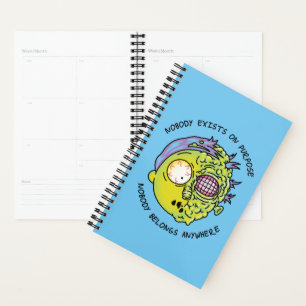 Agenda RICK AND MORTY™ Cotización estilizada de Mort