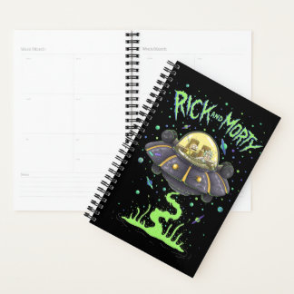Agenda RICK AND MORTY™ | Gráfico ilustrado de vuelo espac