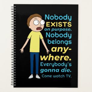Agenda RICK AND MORTY™ Nadie Existe A Propósito
