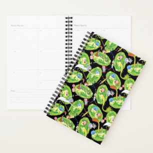 Agenda RICK AND MORTY™ Patrón de caída a través de