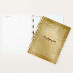 Agenda Ricos notas de textura de vidrio brillante iridisc