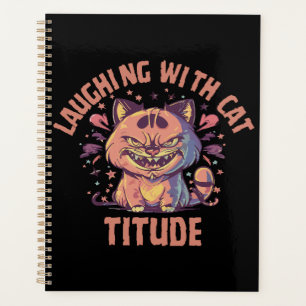 Agenda Riendo con actitud de gato