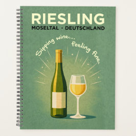 Agenda Riesling Moseltal Alemania Arte de Viaje Vintage