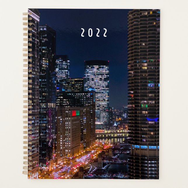 Agenda Río Chicago en planificación nocturna (Anverso)