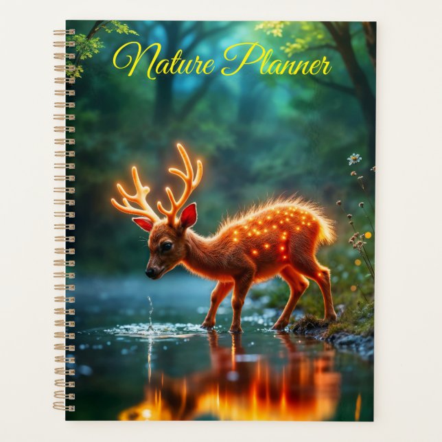 Agenda Río de bebidas mágicas de ciervos resplandecientes (Anverso)