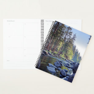 Agenda Río Merced Parque nacional Yosemite en Sunrise