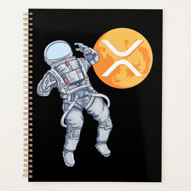 Agenda Ripple XRP Criptocurrency -Astronauta criptográfic (Anverso)