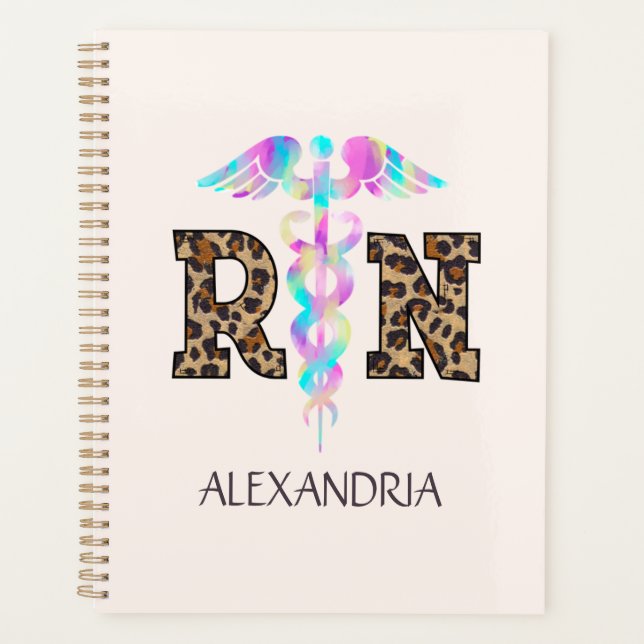 Agenda RN, Leopardo de enfermeras registrado (Anverso)