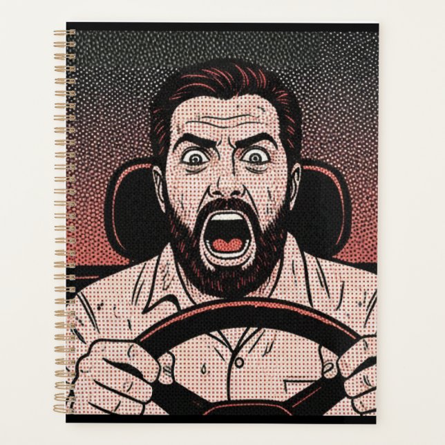 Agenda Road Rage Comic – Driver’s Fury Unleashed (Anverso)