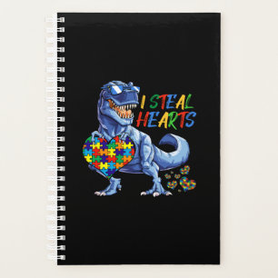 Agenda Robo corazones rompe el autismo Dinosaurios de con