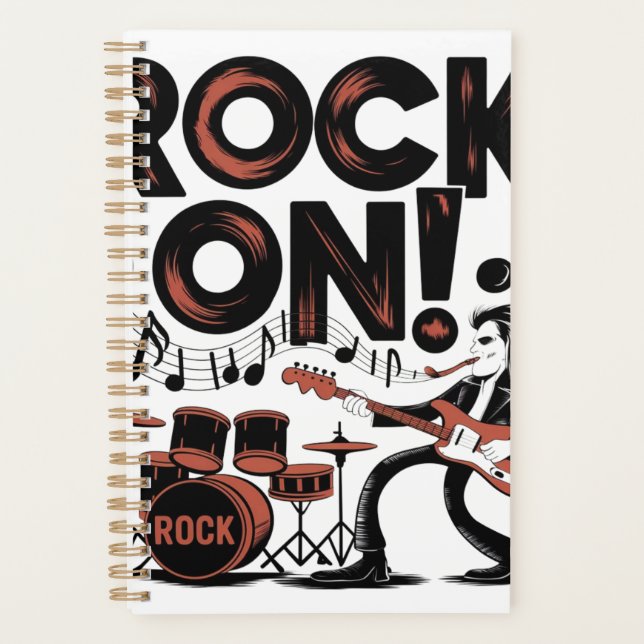 Agenda rock on register (Anverso)