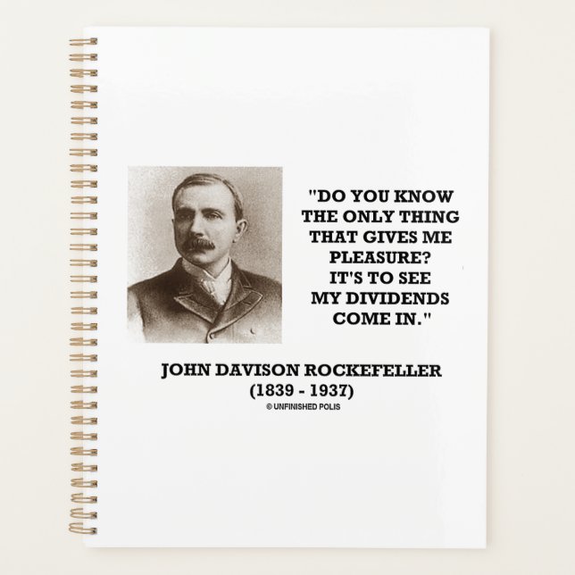 Agenda Rockefeller Para Ver Que Mis Dividendos Entran En  (Anverso)