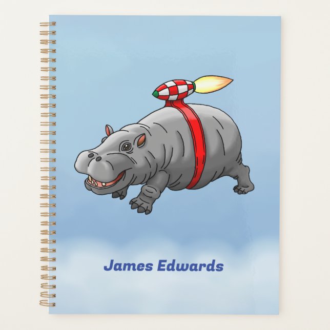 Agenda Rocket Hippo (Anverso)