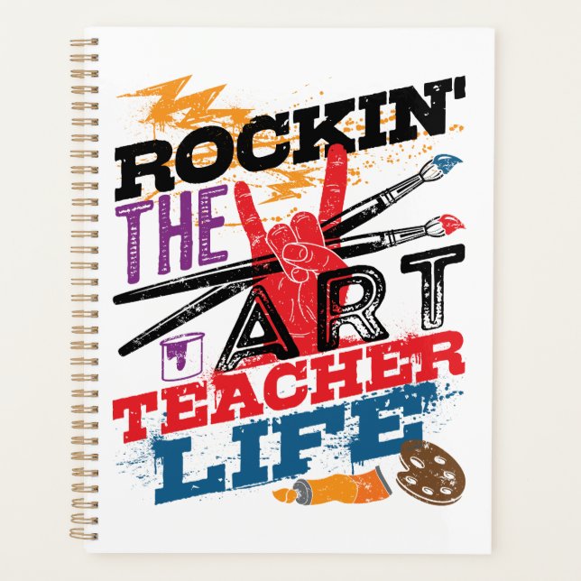 Agenda Rockin: La vida del profesor de arte (Anverso)