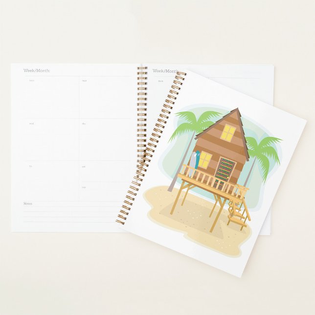 Agenda Rodeadores de cabañas de playa tropical y palmeras (Subido por el creador)